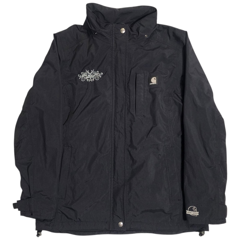 Carhartt Jacket Boys Youth Size S 4-6 Black Outdoor Lightweight